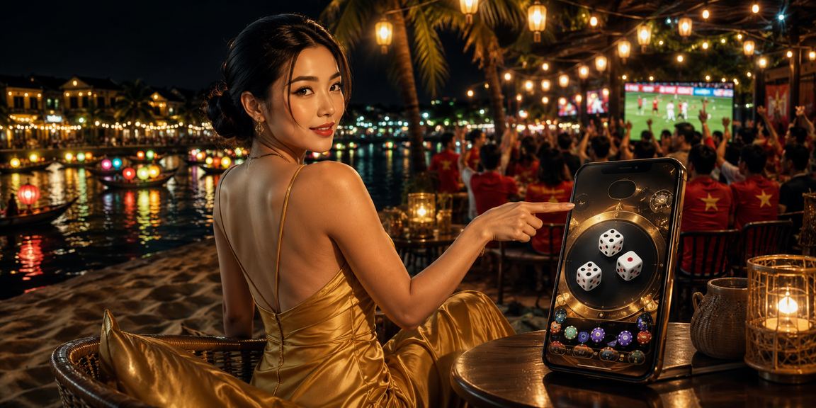 Người chơi tại Hội An nghiên cứu thống kê và tỷ lệ kèo trên điện thoại trước khi đặt cược