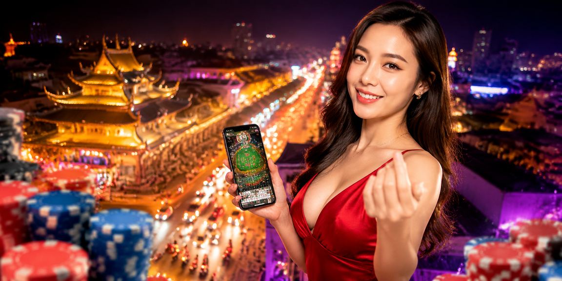 Khung cảnh cá cược về đêm với ánh đèn neon tại Huế